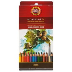 KOH-I-NOOR Hardtmuth Набор акварельных карандашей 24 цвцветные в карт.кор3718024001KSRU 1 шт.
