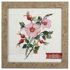 Рамка Gamma ПРК-11 25х25 см пластикс оргстеклом дуб мокко 1 шт.