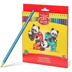 Artberry Пластиковые цветные карандаши шестигранные 24 цв47347 2 шт.
