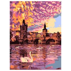 Lori Набор для раскрашивания по номерам (на картоне) 40 х 30 см Карлов мост Ркн/ф-229 1 шт.