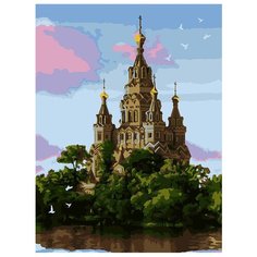 Lori Набор для раскрашивания по номерам (на картоне) 40 х 30 см Святой Храм Ркн/ф-370 1 шт.