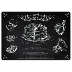 Арт Бланш Пластиковая салфетка KITCHEN AUTHOR СК «Шоколадный торт» 15979 3 шт.