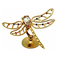 Фигурка Crystocraft Стрекоза 117-001-GМХ с кристаллами SWAROVSKI