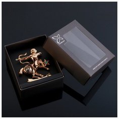 Сувенир с кристаллами Swarovski "Стрелец" 8,5х7,2 см Crystocraft
