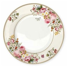 Тарелка обеденная Цветочный карнавал, светлая Easy Life