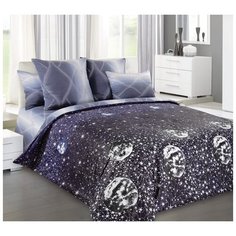 Постельное белье "Зима-Лето" «Песня звёзд 1», перкаль (2 сп с евро простыней) Текс Дизайн