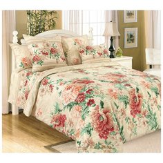 Постельное белье «Парадиз 1», перкаль (2 сп с евро простыней) Текс Дизайн