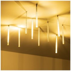 Светодиодная гирлянда ARD-ICEFALL-CLASSIC-D12-200-10PCS-CLEAR-32LED-LIVE WARM (230V, 10.5W) (Ardecoled, IP65) Arlight