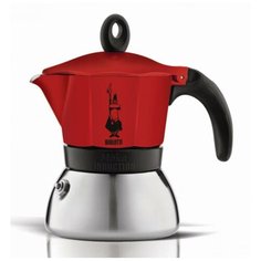Кофеварка Bialetti Moka Induction 0.27л нерж.сталь красный 6946