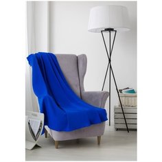 Плед "Экономь и Я" Синий 150*180 см, пл.160 г/м2, 100% п/э