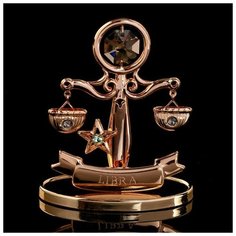 CRYSTOCRAFT Сувенир с кристаллами Swarovski "Весы" 7,2х6,3 см