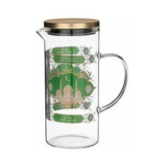 Кувшин Agness Сура, 1400 мл, жаропрочное боросиликатное стекло (887-102)