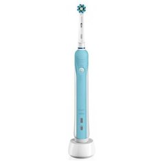 Зубная щетка электрическая Oral-B CrossAction Pro 1-500 голубой