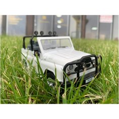 УАЗ-469 белый Автопанорама 1:24 масштабная железная машинка для детей Мировые Легенды