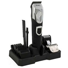 Триммер Wahl Lithium Ion Grooming Kit черныйсеребристый насадок в компл7шт
