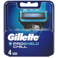 Сменные кассеты Gillette Fusion5 ProShield Chill, 4 шт.