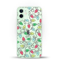 Силиконовый чехол новогодний "Гирлянда" на Apple iPhone 12 mini Andy & Paul
