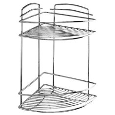 Полка двухярусная угловая Milardo 209WC20M44