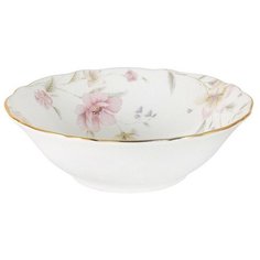 Салатник малый "Розовый танец", диаметр 15 см, объем 350 мл, костяной фарфор, Anna Lafarg Emily, AL-M1661_SB-E9