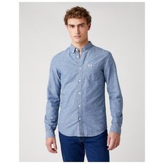 Рубашка Wrangler размер L голубой