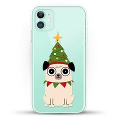 Силиконовый чехол новогодний "Елка-Пёс" на Apple iPhone 11 Andy & Paul