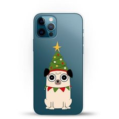 Силиконовый чехол новогодний "Елка-Пёс" на Apple iPhone 12 Pro Andy & Paul