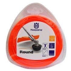 Леска Husqvarna Round 2.4 мм 15 м