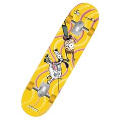 Детский скейтборд ATEMI ASB24D03, 24x6, желтый