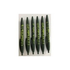 Ручка шариковая CENTRUM ARMY автоматическая, прорезиненная зеленая 0.7мм цвет чернил