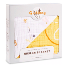 Одеяло Qwhimsy Красная книга QBL003 112х112 желтый/белый
