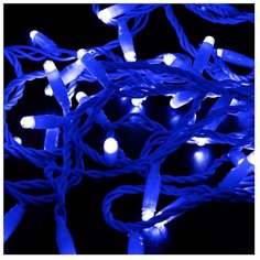 Гирлянда NEON-NIGHT Нить, 305-133, 1000 см, 100 ламп, синий/белый провод
