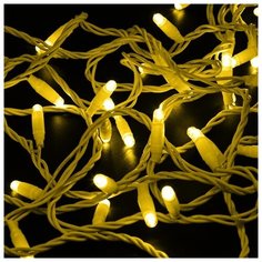 Гирлянда NEON-NIGHT Нить 10м, постоянное свечение, Жёлтый, 100 LED