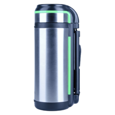 Классический термос Barouge Travel BT-420F, 1.6 л серебристый/черный