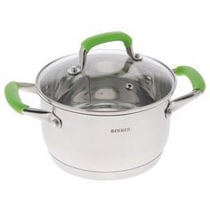 Кастрюля Bekker De Luxe BK-1740, 2.7 л, серебристый