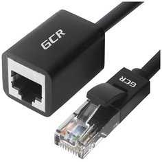 Удлинитель LAN кабеля для подключения интернета GCR патч-корд 5м CU Cat6 UTP до 10Гбит/c