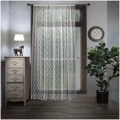 Штора Amore Mio RR 12539-2387 Сетка-вышивка 3,0*2,7 1 шт. брусника