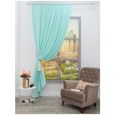 Штора Amore Mio RR 386-155 2,0*2,7*1 бирюзовый