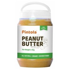 Арахисовая паста Pintola Creamy Natural (без сахара) 100% арахис, 2,5 кг