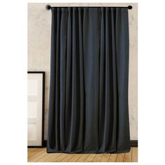 Портьеры Amore Mio RR 42002 на ленте 270 см, 1 шт. черный