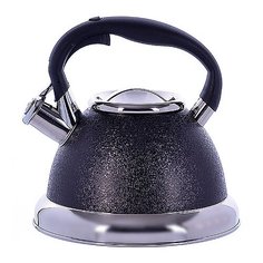 MAYER & BOCH Чайник со свистком 29459, 3.2 л, черный/серебристый
