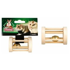 Игрушка Flamingo трещотка с колокольчиком для грызунов (7 x 5 см,)
