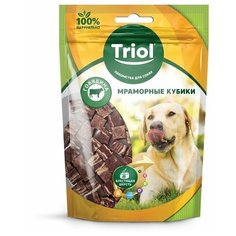 Лакомство Triol Мраморные кубики для собак (70 г, Ягненок)