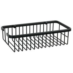 Полка прямоугольная одноэтажная Fixsen Hotel черная, FX-31050A