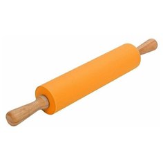 Скалка REGENT INOX, 93-SI-CU-15.1, SILICONE, оранжевый, 48 см