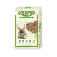 Наполнитель CareFresh NATURAL натуральный на бумажной основе для мелких домашних животных и птиц 14 л (5л, )