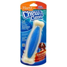 Игрушка Hartz Chewn Clean Bone Mighty For Dogs Косточка со вкусом бекона для очищения зубов собак