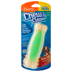 Игрушка Hartz Chewn Clean Bone Major For Dogs Косточка со вкусом бекона для очищения зубов собак