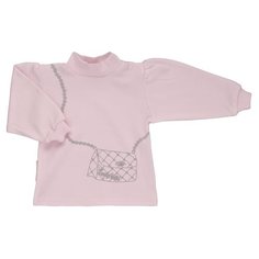 Водолазка для девочки Lucky Child Леди размер 62-68, розовый