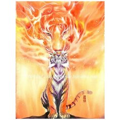 Картина по номерам Colibri - Дух тигра, холст на подрамнике 40х50см