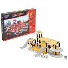 Паркинг BeBoy Строитель, 57 деталей, 3 уровня, 1 вертолет, 2 машинки, в коробке (IT106385)